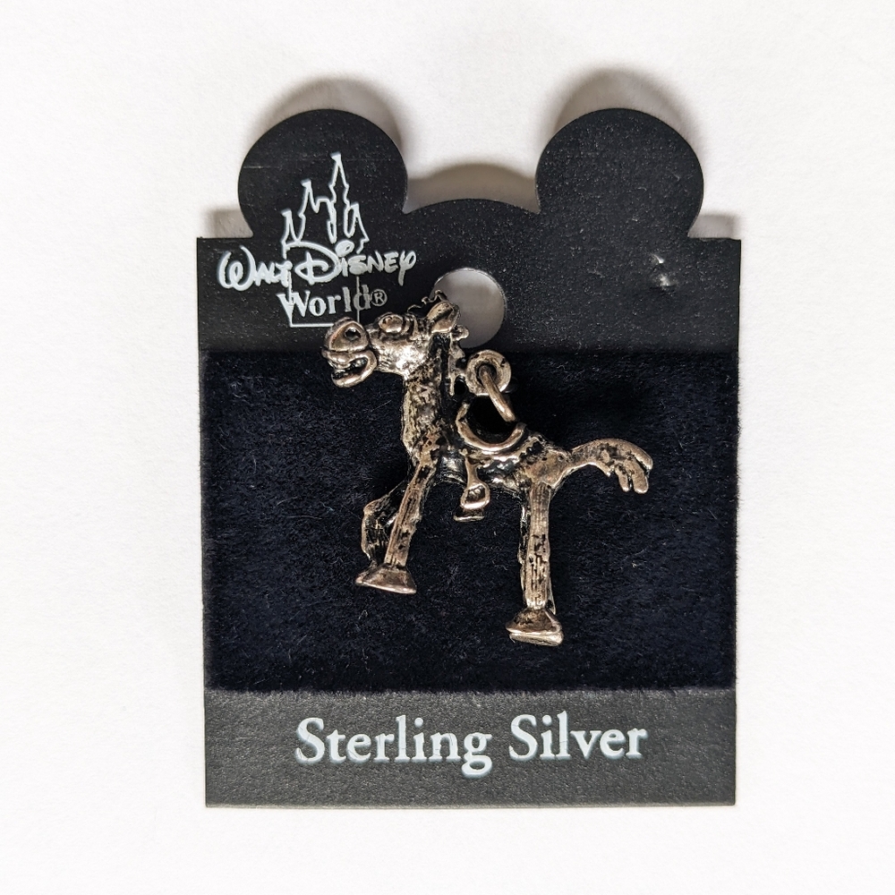 RARE Disney Sterling Silver Charm Toy Story Bullseye